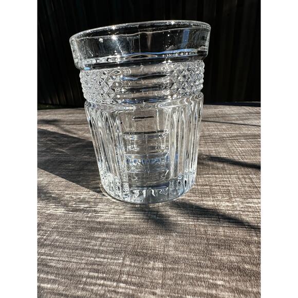 Libbey 'Radiant' Criss Cross Vertical Cut Heavy Double Old Fashioned-Set of 6 - Picture 7 of 7